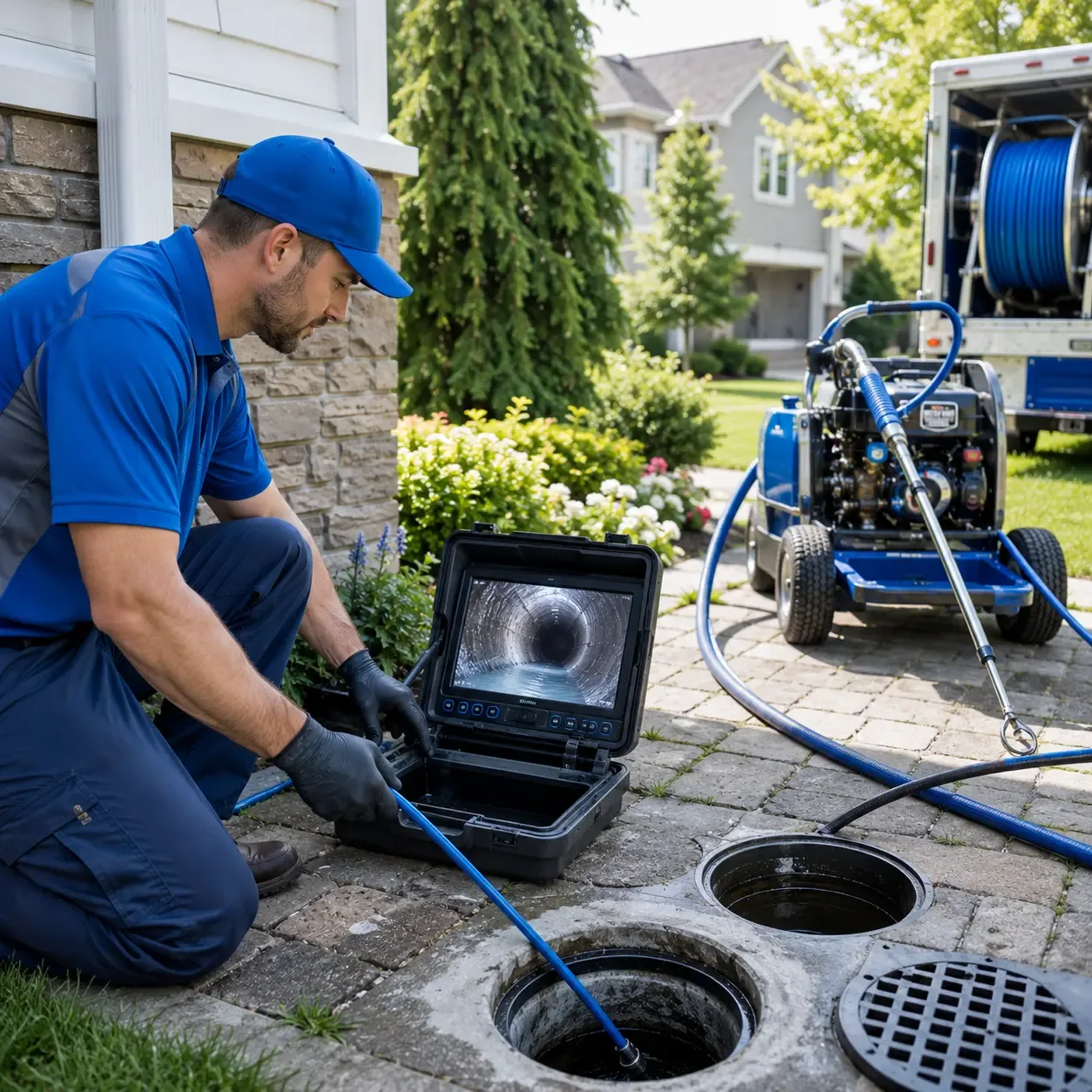Outdoor drain cleaning professionals serving Perryman, MD